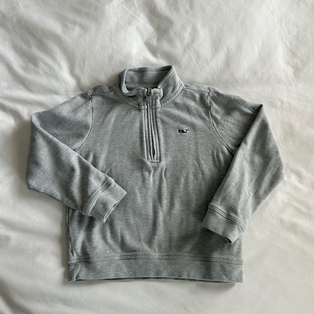 Grey 3/4 zip